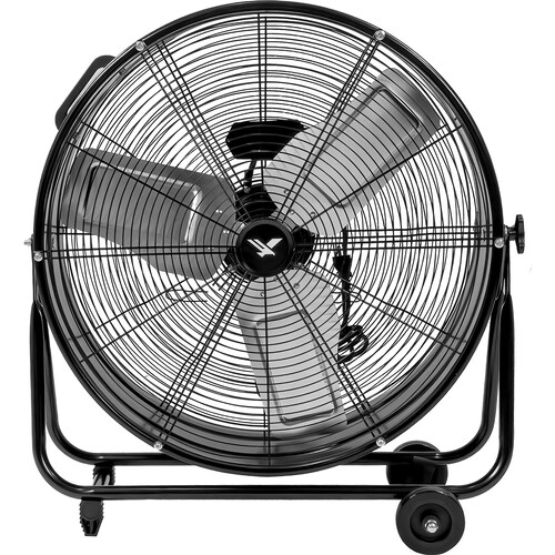 Ventilador Industrial 30" 2 Velocidades Piso Metal Negro 180 W 