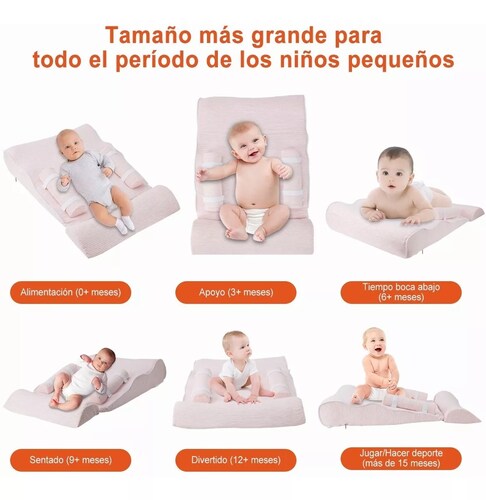 Cojin Antireflujo Colchón Anti Reflujo Bebé Cuna Soporte.