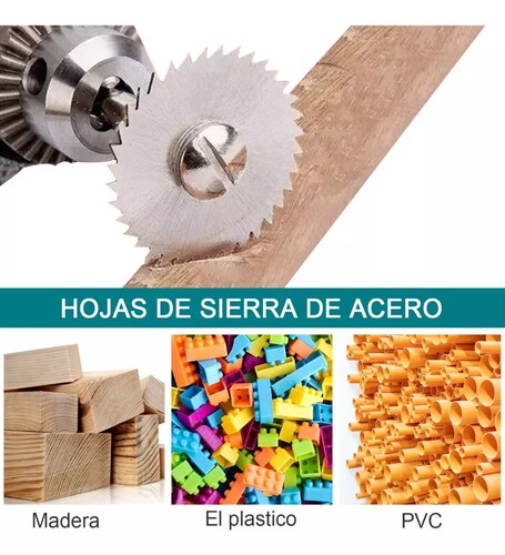64 Kit Discos Corte Sierra Hss Para Dremel Mototool Taladro.
