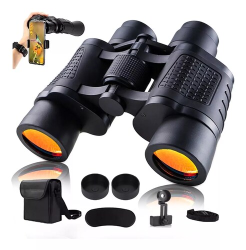 Binoculares Telescópicos Hd Con Visión Nocturna 80x80.