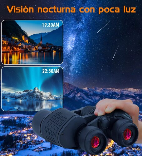 Binoculares Telescópicos Hd Con Visión Nocturna 80x80.