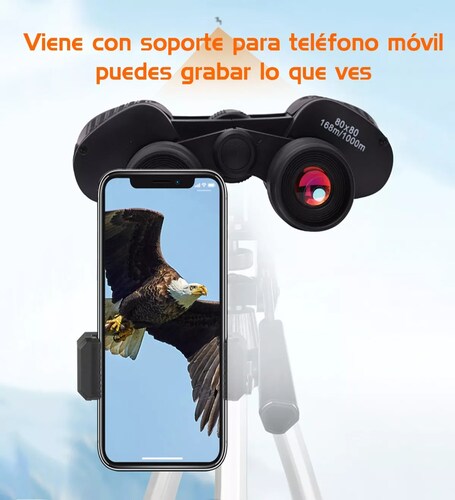 Binoculares Telescópicos Hd Con Visión Nocturna 80x80.
