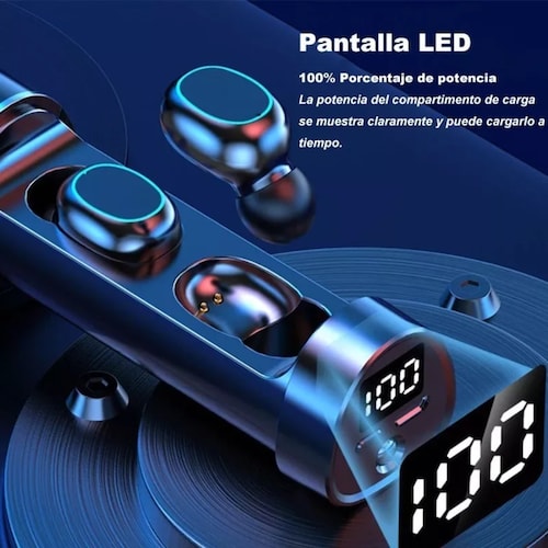 Audífonos Inalámbricos Bluetooth 5.0 Con Manos Libres.