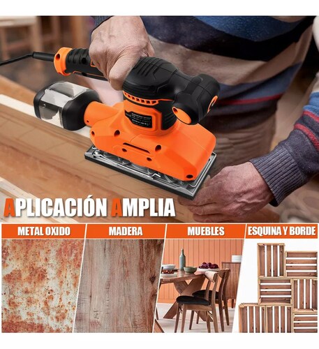 Lijadora Roto Orbital De Madera Goxawee 560w 90*187mm .