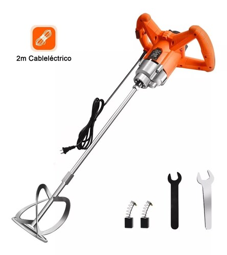 Mezcladora Eléctrica De Cemento/pintura Goxawee 6 Velocidades.