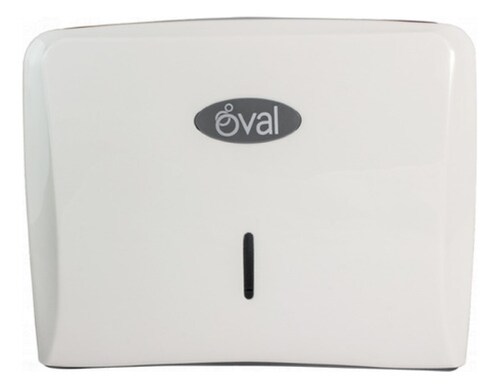 Dispensador Toalla Interdoblada / Sanitas Oval Eco Uso Rudo Blanco