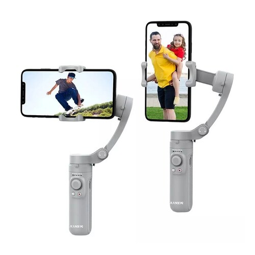 Estabilizador Gimbal Axnen Hq3 3 Ejes Plegable Para Celular