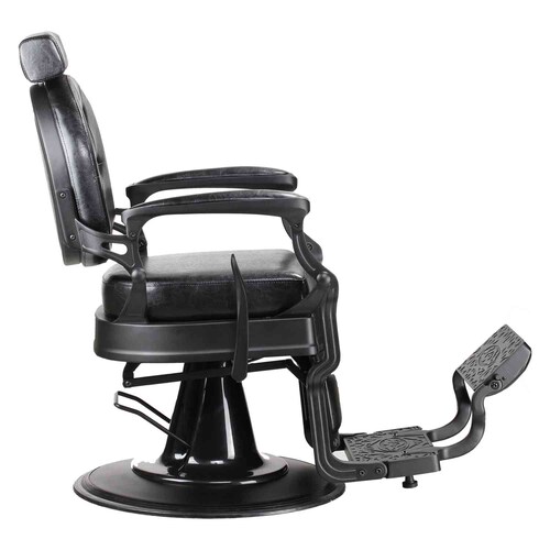 Sillon Gotico Premium Barberia Lujo Robusto Peluqueria Class Negro