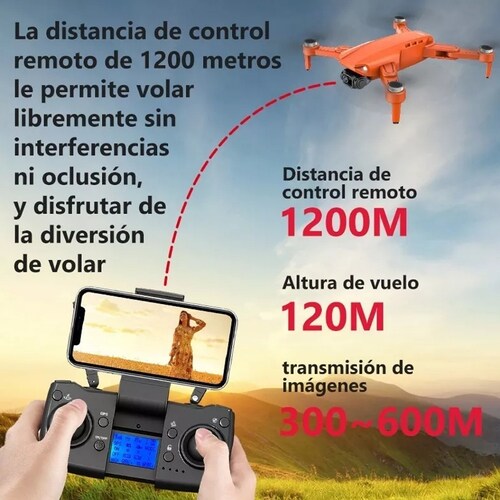 Drone L900 Pequeño Fpv Con Cámara 4k Y Gps Profesional