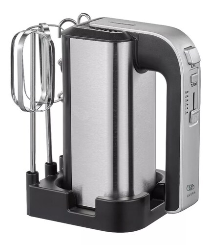 Avera Batidora Manual Electrica 5 Velocidades 300 W Ba02 Color Gris.