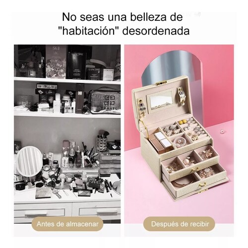 Caja Organizadora De Joyería Portatil