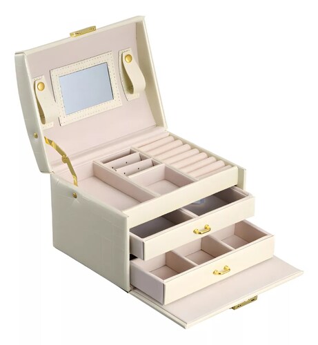 Caja Organizadora De Joyería Portatil
