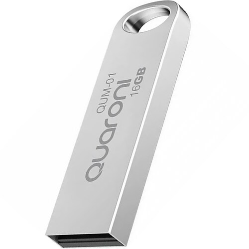 Memoria USB 16GB QUARONI 2.0 Metalica QUM-01 