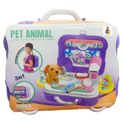 Maletín Portátil Veterinaria Mascota Juguete Para Niños