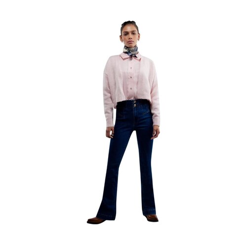 Ensamble corto color rosa, tejido, Sao Paulo, mod. 1098677