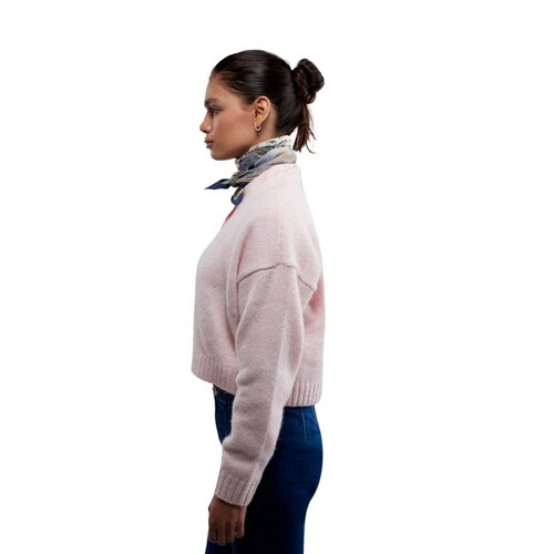 Ensamble corto color rosa, tejido, Sao Paulo, mod. 1098677