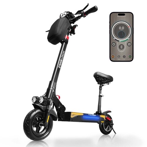 Scooter Eléctrico Honey Whale T4-B Negro.