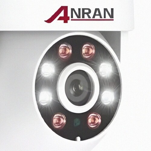Cámara de seguridad Anran N30W1497 con resolución de 3MP visión nocturna incluida blanca