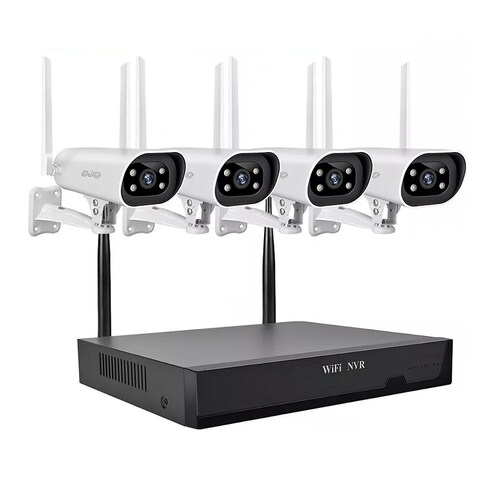 Kit De 4 Camaras Videovigilancia Circuito Cerrado 500gb