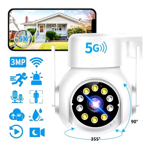 Cámara De Seguridad 2mp Full Hd Cámara Wifi Exterior