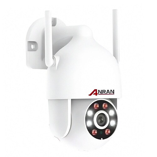 Cámara de seguridad Anran N30W1497 con resolución de 3MP visión nocturna incluida blanca