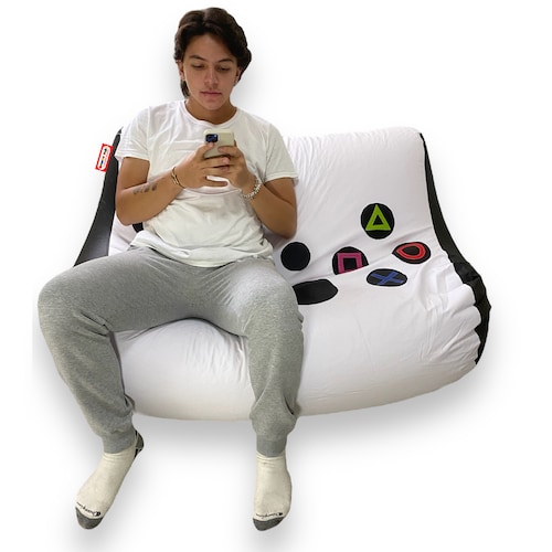 Sillón Puff Frijol Doble Player marca Mundo Puff .