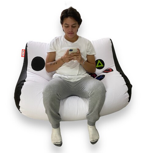 Sillón Puff Frijol Doble Player marca Mundo Puff .