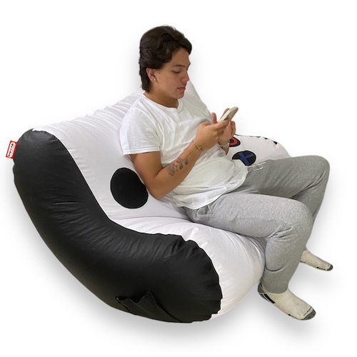 Sillón Puff Frijol Doble Player marca Mundo Puff .