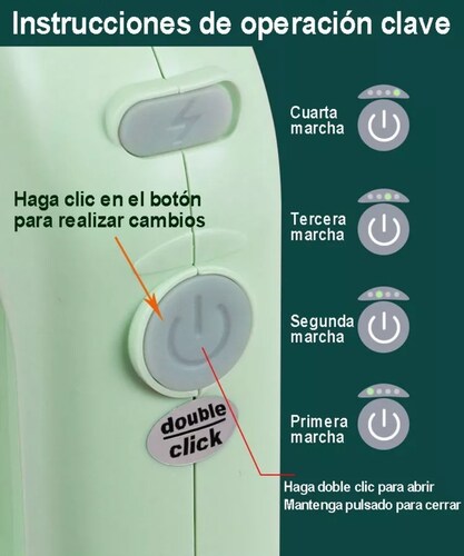 Mezclador De Inmersión Portátil Usb Recargable