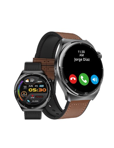 BINDEN Smartwatch ERA One Class AMOLED Llamadas Correas Extras Asistente de voz Negro