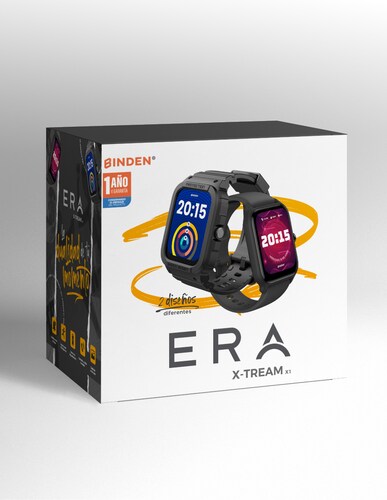 Smartwatch BINDEN Era XTream X1 Haz Llamadas +1 Correa de Regalo Negro 50mm
