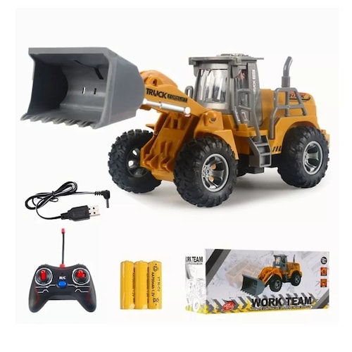 Topadora Excavadora Control Remoto Niños Rc Juguete Y Regalo