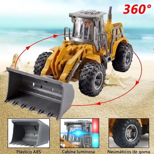 Topadora Excavadora Control Remoto Niños Rc Juguete Y Regalo