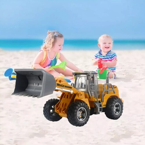 Topadora Excavadora Control Remoto Niños Rc Juguete Y Regalo