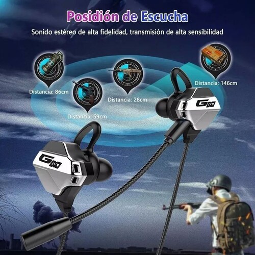 Audífonos Gamer Con Micrófono Alámbrico Para Pc 3.5 Jack