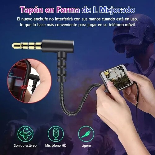 Audífonos Gamer Con Micrófono Alámbrico Para Pc 3.5 Jack