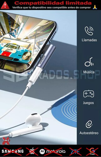 Ugreen Adaptador Tipo C Audífonos Jack 3.5mm 