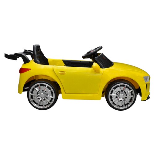 Carro Montable Electrico 6V Tipo Audi 915 Amarillo