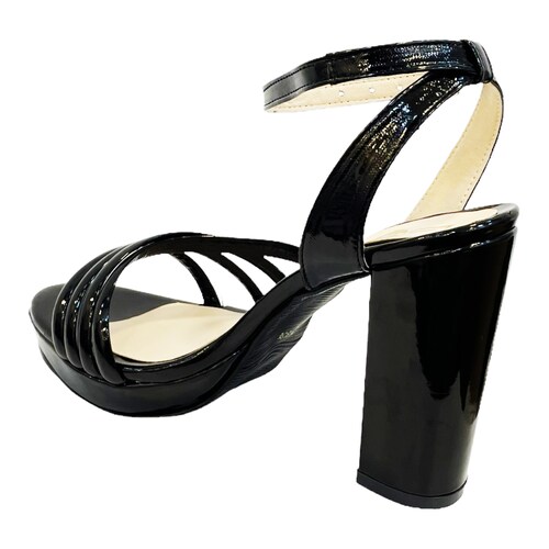 Zapatillas Tacones De Charol Dama Fiesta Bap 