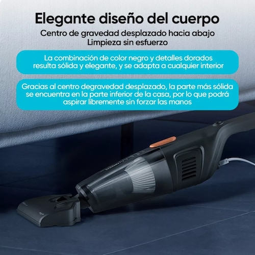 Aspiradora De Mano Vertical Alámbrica Deerma Dx115c 1.2l.