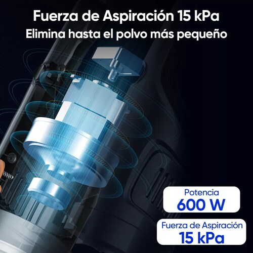 Aspiradora De Mano Vertical Alámbrica Deerma Dx115c 1.2l.