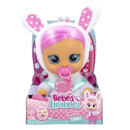 Cry Babies Bebés Llorones Dressy Coney 10 Sonidos De Bebé.