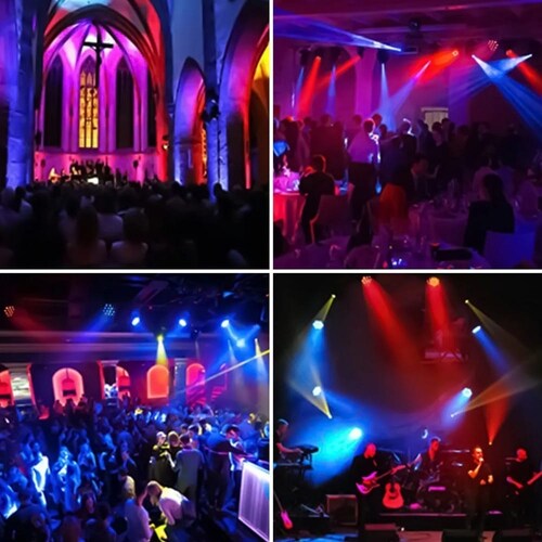 2 Pack Cañón Led 36x1 Luces Audio Rítmico Multicolor Fiestas