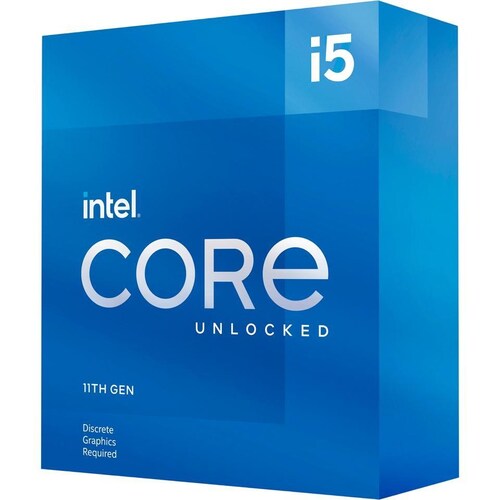 Procesador Intel Core i5-11600KF, S-1200, 3.90GHz, Six-Core, 12MB Smart Cache (11va Generación Rocket Lake)