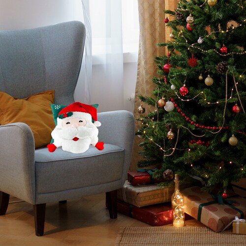 Cojín Navideño Relleno Suave Almohada Decoración Navidad