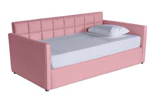 Cama Daybed individual doble Samson Makora Palo de Rosa Incluye 2 colchones 