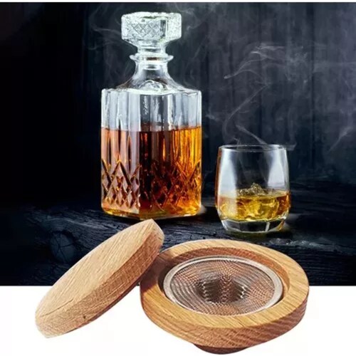 Ahumador De Cócteles Con 4 Astillas De Madera Aromatizadas