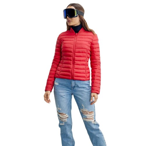 Chamarra de mujer Holly Land ligera, color rojo, de nylon, mod. 1088931