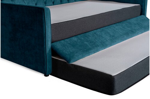 Cama Daybed individual doble Kelaya Makora Olivo No Incluye Colchones