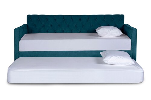 Cama Daybed individual doble Kelaya Makora Olivo No Incluye Colchones